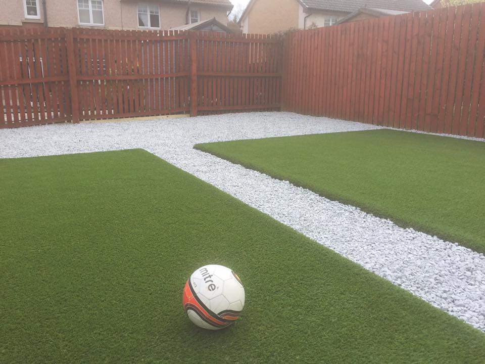 Back garden closer up