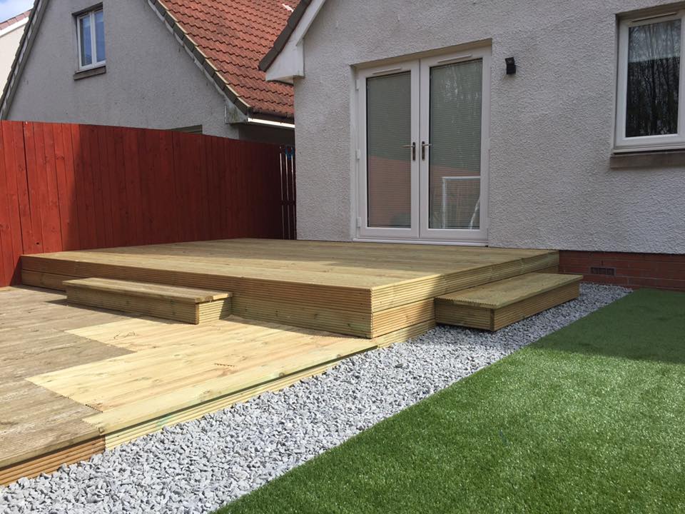 After view of new decking area